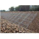 6x2x0.3M Stone Wall Wire Mesh  Wire Gabion Cages 60x80mm for sale