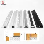6061 Aluminium Stair Nosing Edge Trim , T5 Non Slip Extruded Aluminum Nosing for sale