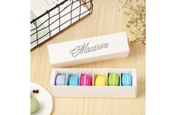 China Flexo Printing Food Packaging Box Open Top Eco - Friendly For Macaron supplier