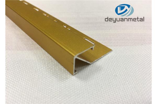 House Decoration Aluminium Trim Profiles With Logo Punched
