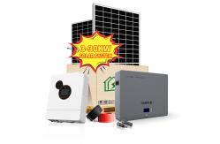 China Ground Mounted Solar Pv Systems 48V 100AH 200AH 300AH Ground Mounting System supplier
