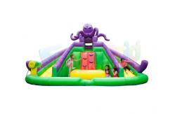 China Octopus Jumping Bouncer Inflatable Bounce House With Water Slides supplier