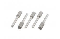 China Lightweight 5 Pcs Diamond Mounted Points 10mm Cylinder Head 6mm Shank Diameter supplier