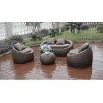 4pcs poly rattan pool furntiure for sale