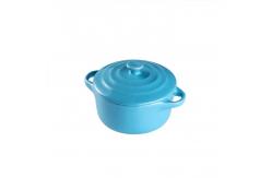 China Anti Scald Baking Ceramic Oven Bowl With Lid Double Ear Multifunctional supplier