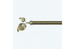 China leaves curtain finial Custom curtain rod and curtain accessories single bracket supplier