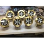 DMX512 Brass 2700K 6W RGB Led Underwater Pool Lights for sale