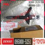 diesel fuel common rail injector 095000-5250 095000-5251 for 1KD-FTV original injector 23670-30070 for sale