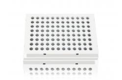 China 100 Ul Full Skirted White PCR Plates With Transparent Tubes Disposable Plastic Plates supplier