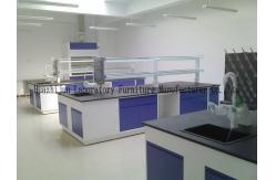 China Alkali Resistant Metal Lab Casework With Single / Double Drip Rack supplier