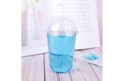 China Round Bottom Disposable Plastic Cups Pp U Shape Cups For Cold Drinking supplier