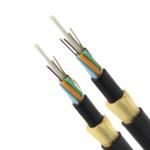 China Professional Manufacturer 4/6/12/24 Core G652d Single Double Jacket All Dielectric Self-support Adss Fiber Optic Cables for sale
