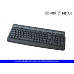 Dual Track / Three Tracks Plastic Keyboard With Integrated Magnetic Card Reader for sale