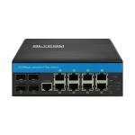 12 Port Managed DC48v Industrial Poe Switch Din Rail Gigabit Ethernet Fiber Switch for sale