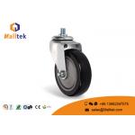 PU TPR Supermarket Shopping Trolley Cart Elevator Caster 4 Inch Or 5 Inch Wheel for sale