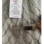 38m*38mm Hole Size 2.0mm Wire Diameter Flexible Wire Stainless Steel Cable Mesh For Zoo Animal for sale