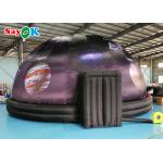 5m Diameter Inflatable Planetarium Black Projection Dome Tent For Science Dispaly for sale