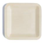 7inch Disposable Wooden Plates Compostable Plates Bulk For Parties Weddings Camping for sale