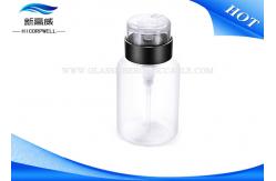 China Transparent Fiber Testing Tools Pump Leak Proof Alcohol Bottle 8 Oz Round supplier