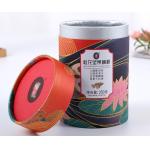 Rolling Edge Cardboard Cylinders Aluminum Foil Kraft Paper Cans For Tea for sale