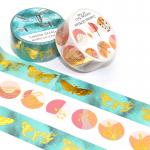 Custom Printed Clear Foil Washi Tape Waterproof Washi Paper Tape for sale