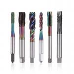 Spiral Fluted Tap & Die Unc Unf Uns 10-32 1/4 3/8 2-56 4-40 8-32 10-24 7/16 1/2 3/4 Tc50-Coating Thread Taps for Aluminum for sale