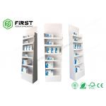 China Custom Printing Paper Cardboard Display Retail Corrugated Carton Floor Display Stand manufacturer