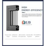Double Glazed Aluminium Casement Window , Chain Winder Awning Window