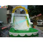 Customized Outdoor Inflatable Water Slides With Pool For Backyard Use for sale