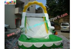 China Customized Outdoor Inflatable Water Slides With Pool For Backyard Use supplier