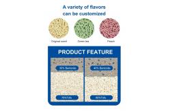 China 100% Natural Bentonite Tofu Cat Litter Flushable Activated Carbon Cat Litter supplier
