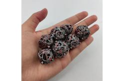China Longkong Circle Metal Dice Set DND Dungeon And Multi -Noodle RPG Chessboard Game supplier
