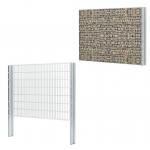 2x0.3x1.5m Galvanized 4mm Gabion Welded Wire Mesh Fence Wall for sale