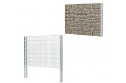 China 2x0.3x1.5m Galvanized 4mm Gabion Welded Wire Mesh Fence Wall supplier