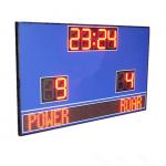 Wireless Control Electronic Football Scoreboard / Soccer Score Board With Led Team Name for sale