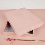 Gift Box Hard Box Scarf Square Scarf Pink Top And Bottom Cover Souvenir Gift Packaging Box Manufacturers Wholesale for sale
