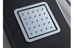 China Dual Handle Control Bath Shower Panels Black Painting Appearance ROVATE supplier