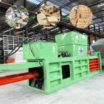 120T Automatic Horizontal Baler Hyd Cotton Compactor For Waste Plastic Bottles for sale