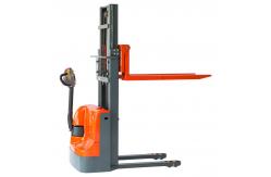 China 1000kg Self Loading Stacker Electric Stacker Self Lifting Forklift supplier
