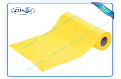 China Disposable Laminated Non Woven Fabric Roll For Bed Sheet Covers supplier