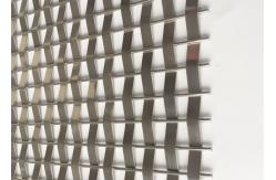 China Wall Cladding Atlantic Architectural Metal Fabric With Crimped Flat Wire supplier
