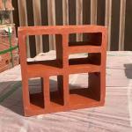 Fence Red Terracotta Bricks Decorative Hollow Wall Tile Clay Breeze Block Clay Ventilation for sale