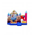 Snow Pricess Combos Jumping Slide Children Fun Park Inflatable for sale