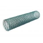 3/4 inch Hexagonal Wire Fence 0.8mm Diameter 50m Roll Green Wire Garden Fence for sale
