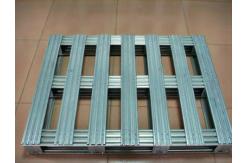 China Silvery White Recyclable Stainless Steel Pallets With High Polish Finish supplier