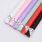 Double Side Patterned Plastic Flower Florist Wrapping Paper 58cm*58cm
