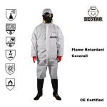 CE Certificed Flame Resistant Type 5/6 SMS Coverall for Medical and Hospital for sale