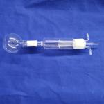Customized Fused Silicon Clear Quartz Glass Tube Reactor With Belt Grinding Mouth for sale