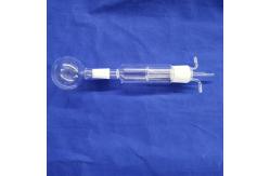 China Customized Fused Silicon Clear Quartz Glass Tube Reactor With Belt Grinding Mouth supplier