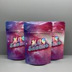 Food Grade Weed Holographic Bags Aluminum Foil Stand Up Pouch for sale